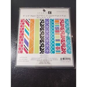 Studio‎ G  6x6 Patterned Paper ~ Janet Dunn ~ 60 Single-Sided Sheets